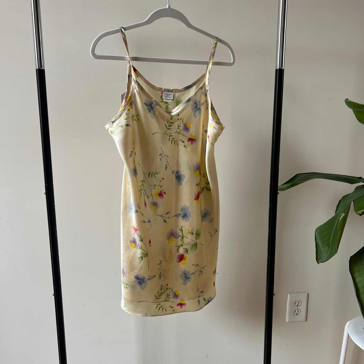 Gilligan O'Malley Yellow Floral Slip