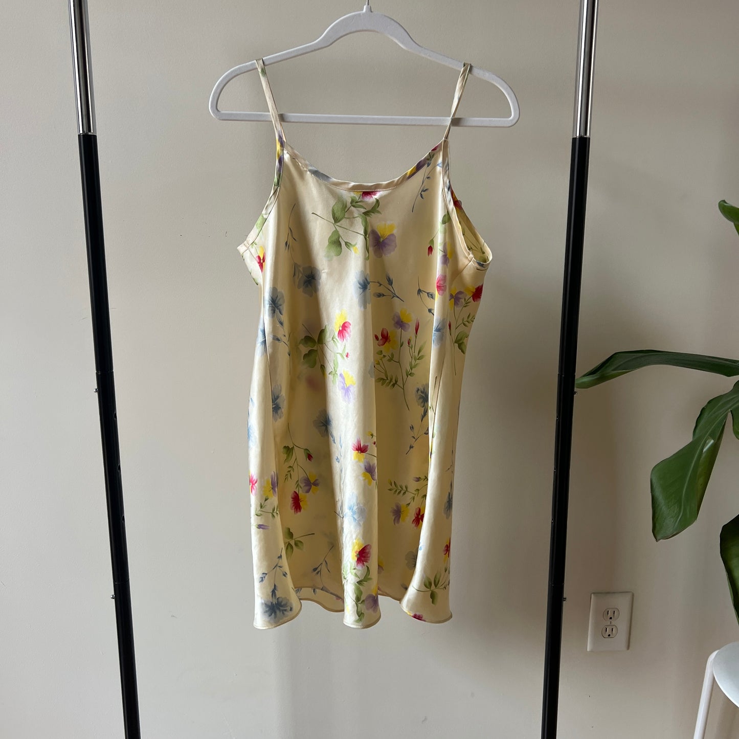 Gilligan O'Malley Yellow Floral Slip