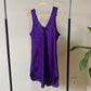 Inhibitions Purple Slip Dress