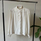 Shapely Vintage Ruffle Blouse