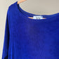 Jostar Blue 3/4 sleeve top