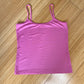 Bubblegum pink stretchy tank