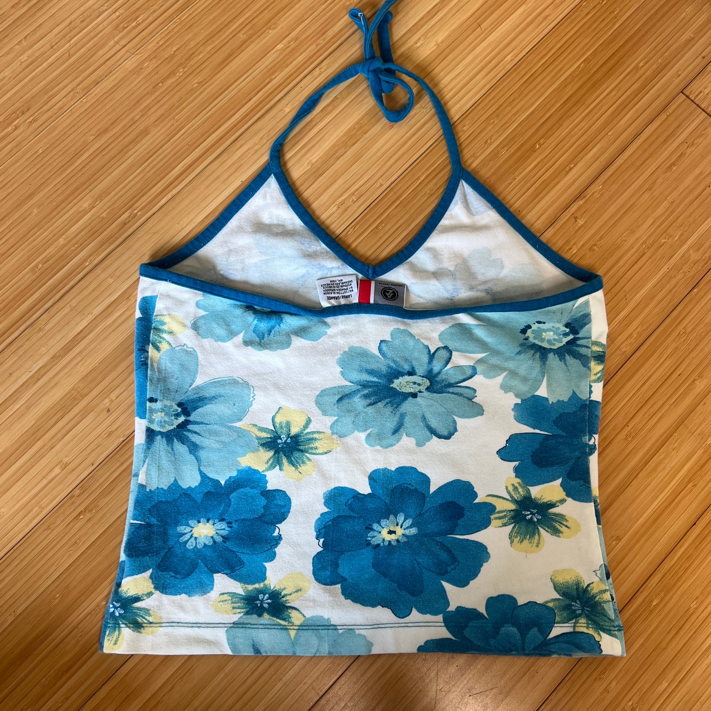 Arizona Jeans Co Floral Halter Top