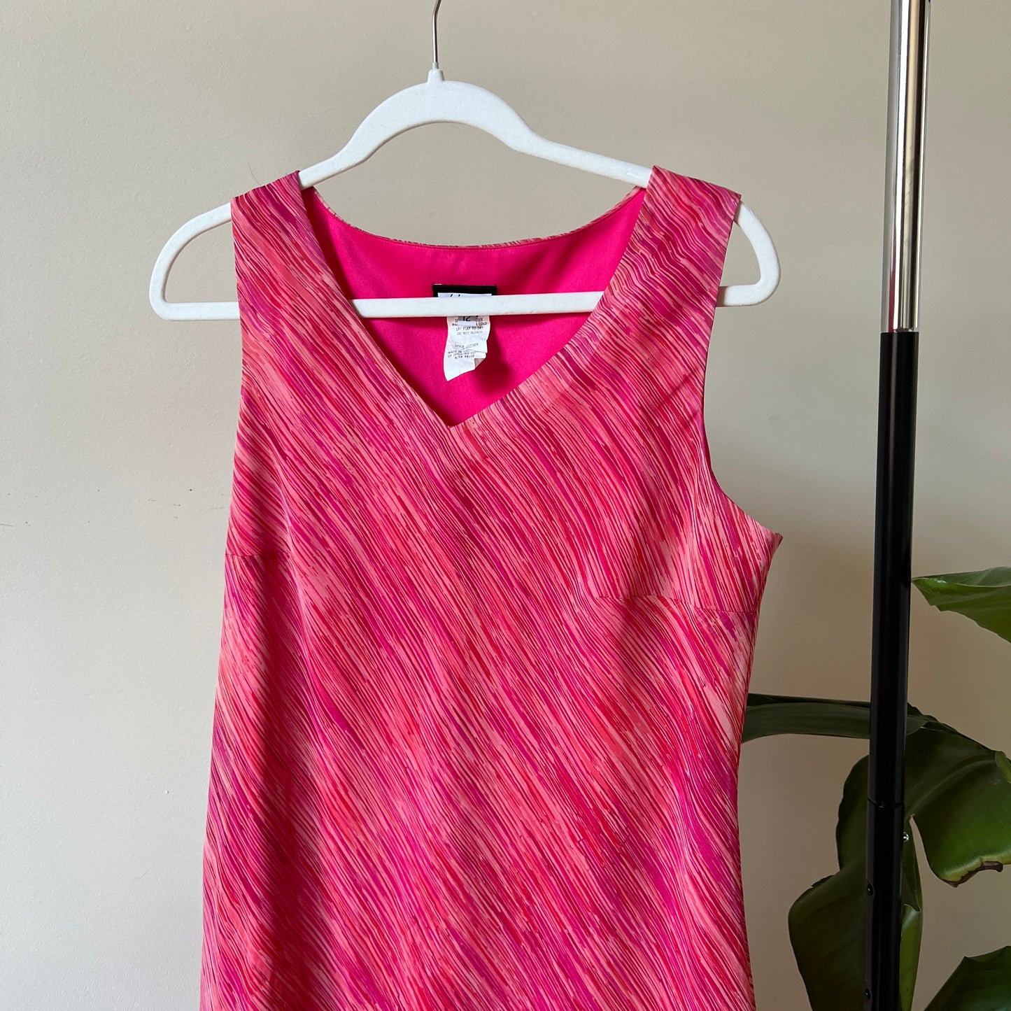 believe pink patterened dress