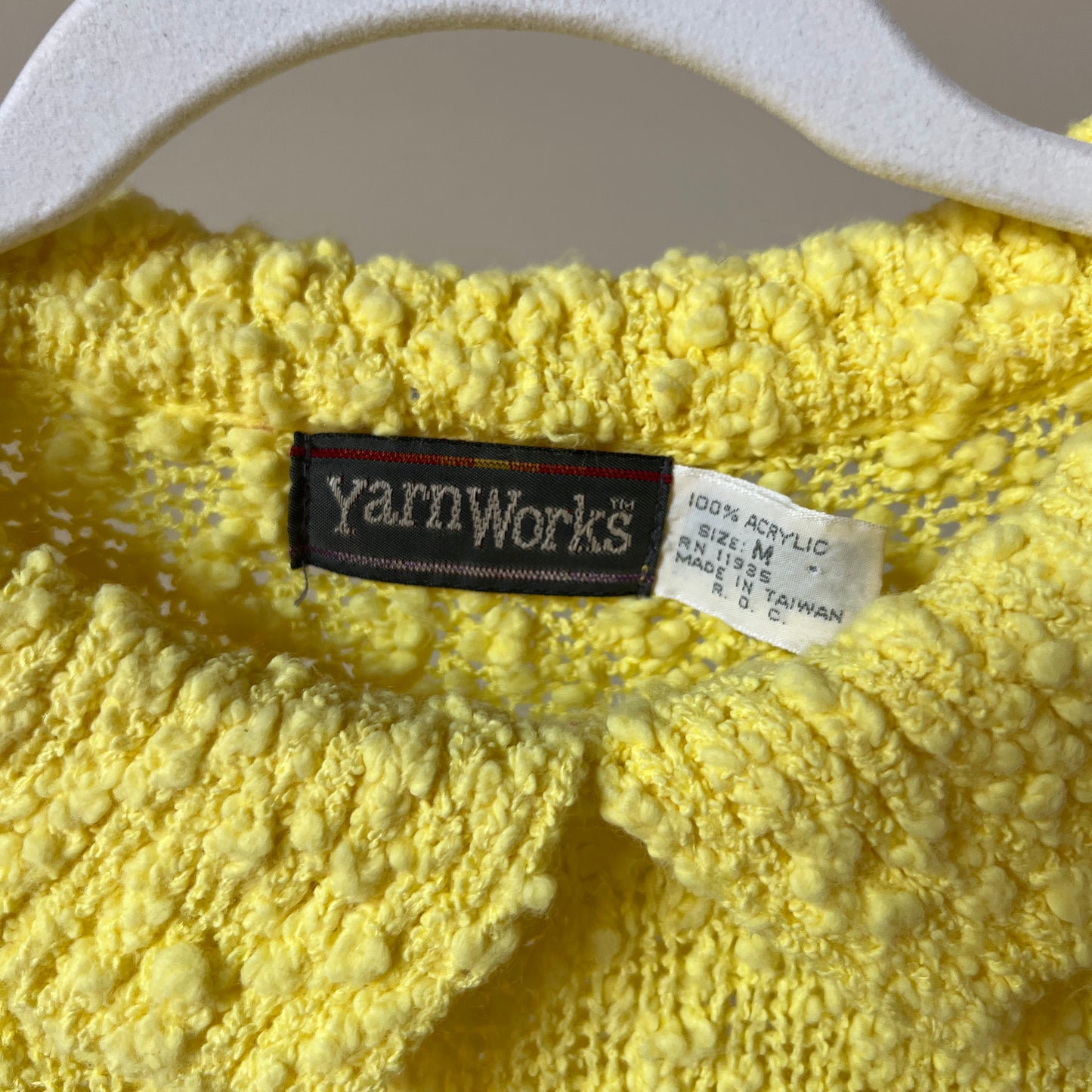 Yarn Works Yellow Collared Sweater