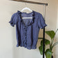 Converse Navy Blouse