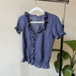 Converse Navy Blouse