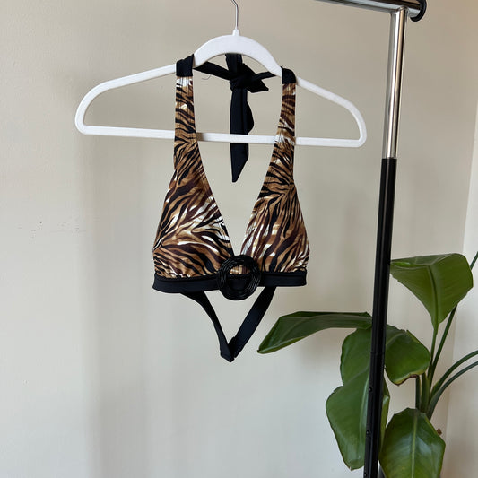 Leopard Bikini Top