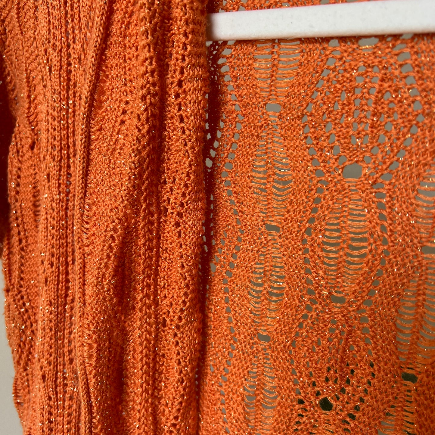 Ruby Rd Orange Knit Top