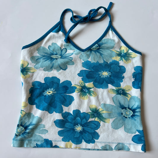 Arizona Jeans Co Floral Halter Top