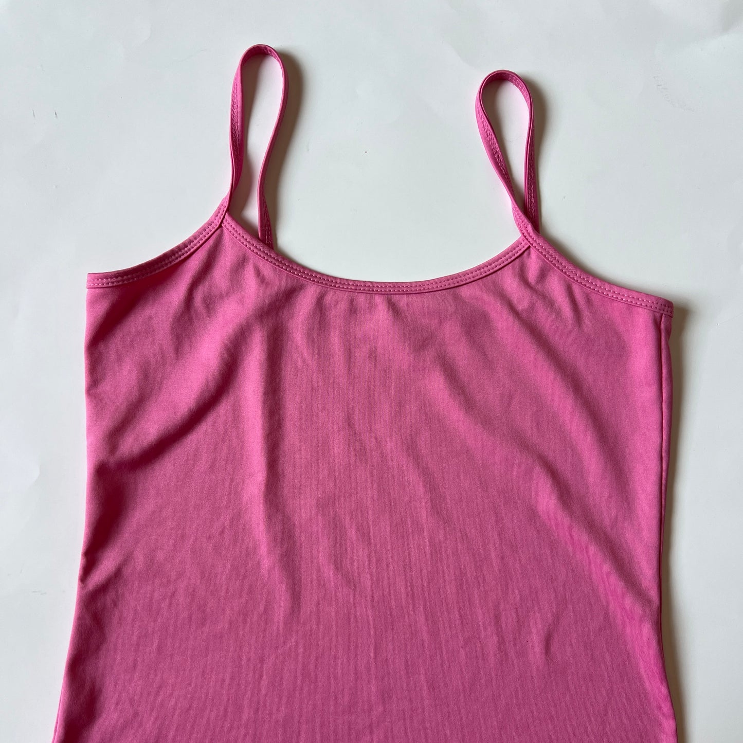 Bubblegum pink stretchy tank