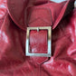 Kenneth Cole Reaction Red Buckle Bag