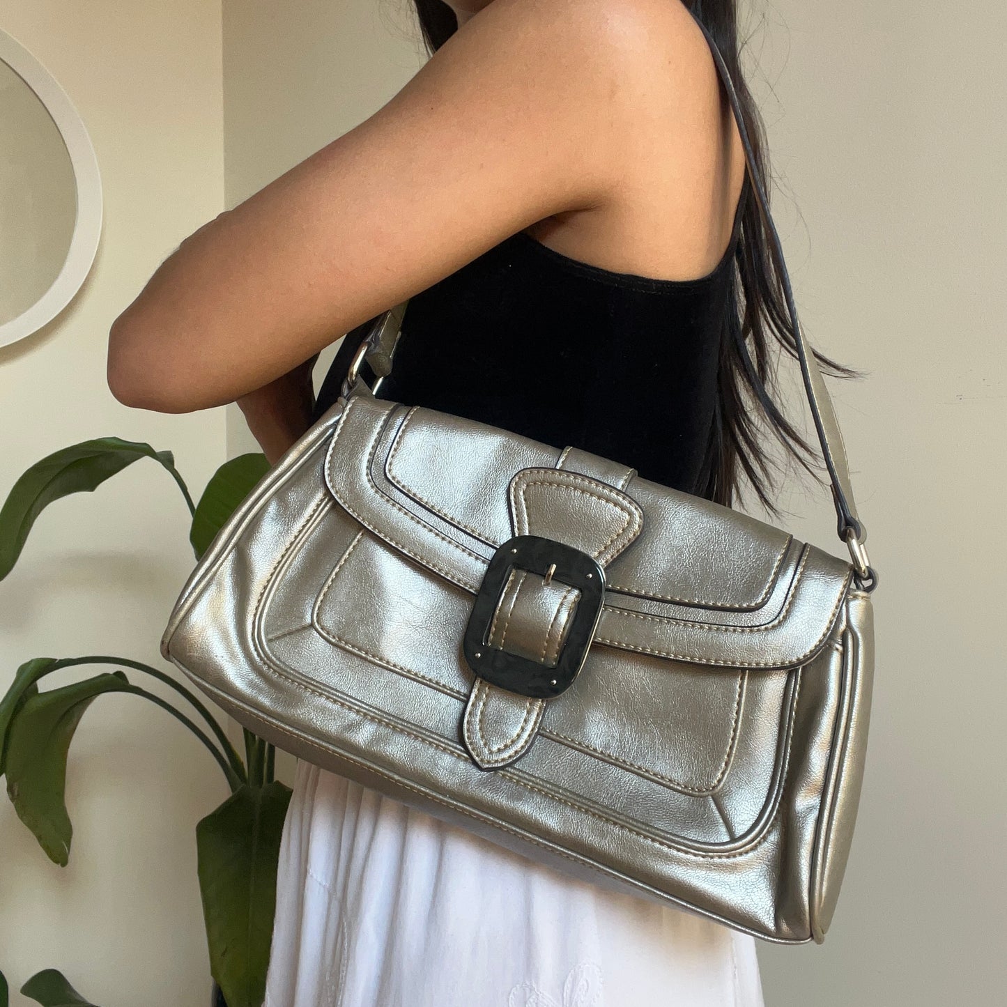 Liz & Co Silver Bag